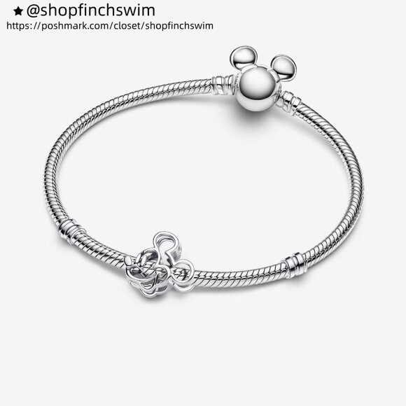 Pandora Disney Mickey Mouse Openwork Charm - Picture 3 of 5